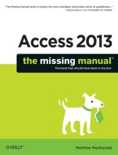 book Access 2013 the missing manual