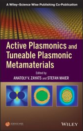 book Active Plasmonics and Tuneable Plasmonic Metamaterials