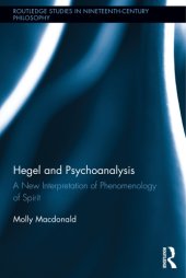 book Hegel and psychoanalysis: a new interpretation of Phenomenology of spirit