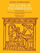 book The Guide of the Perplexed, Volume 1