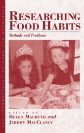 book Researching food habits: methods and problems