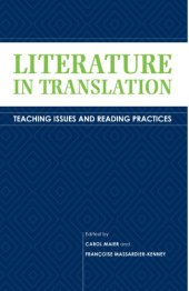 book Literature in translation: Teaching issues and reading practices