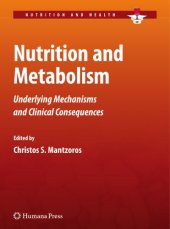 book Nutrition and Metabolism Underlying Mechanisms and Clinical Consequences