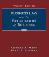 book Business law and the regulation of business