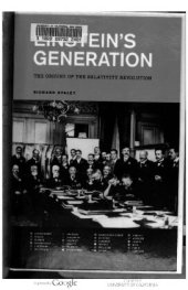 book Einstein's Generation: The Origins of the Relativity Revolution