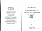 book The English Bible and the Seventeenth-century Revolution