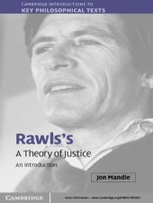 book Rawls's 'A theory of justice: an introduction