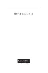 book Beyond hegemony: towards a new philosophy of political legitimacy