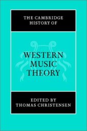 book The Cambridge History of Western Music Theory