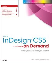 book Adobe InDesign CS5 on Demand