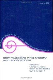 book Commutative ring theory and applications: proceedings of the fourth international conference