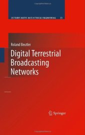 book Digital terrestrial broadcasting networks