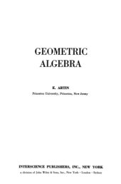 book Geometric Algebra (Tracts in Pure & Applied Mathematics)