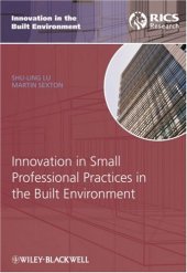 book Innovation in Small Professional Practices in the Built Environment (Innovation in the Built Environment)