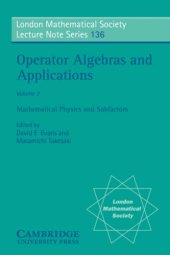 book Operator Algebras and Applications: Volume 2