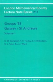 book Groups ’93 Galway/St Andrews: Volume 1