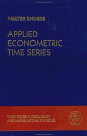 book Applied Econometric Time Series