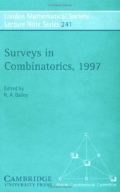 book Surveys in Combinatorics, 1997