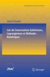 book Lois de Conservations Eulériennes, Lagrangiennes et Méthodes Numériques