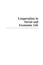 book Cooperation in economy and society