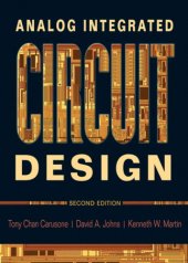 book Analog integrated circuit design