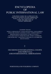 book Encyclopedia of public international law