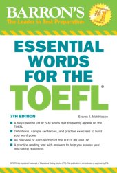 book Essential Words for the TOEFL