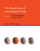 book The Regulation of International Trade volume 2