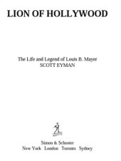 book Lion of Hollywood: the Life and Legend of Louis B. Mayer