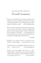 book French lessons: adventures with knife, fork, and corkscrew