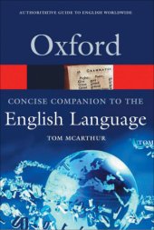 book Concise Oxford Companion to The English Language