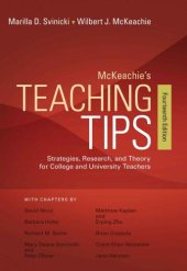 book McKeachie's teaching tips: strategies, research, and theory for college and university teachers