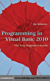 book Programming in Visual Basic 2010: the very beginner's guide