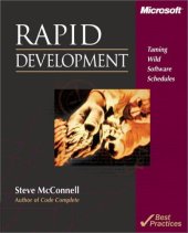 book Rapid Development: Taming Wild Software Schedules