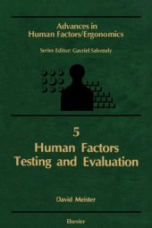 book Human Factors Testing and Evaluation