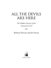 book All the Devils Are Here: The Hidden History of the Financial Crisis