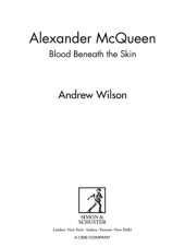 book Alexander McQueen: blood beneath the skin