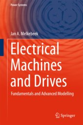 book Electrical machines and drives: fundamentals and advanced modelling