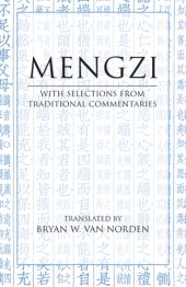 book Mengzi with selections from traditional commentaries