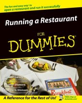 book Running a Restaurant For Dummies