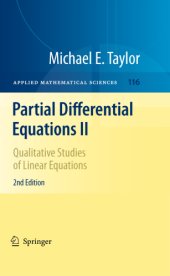 book Partial differential equations. II, Qualitative studies of linear equations