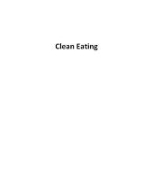 book Clean eating: clean eating diet re-charged & top clean eating recipes & diet cookbook to detox your body and lose weight now!