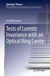 book Tests of Lorentz Invariance with an Optical Ring Cavity