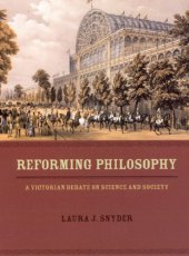 book Reforming philosophy: a victorian debate on science and society