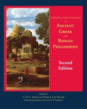 book Introductory readings in Ancient Greek and Roman philosophy