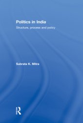 book Politics in India: Structure, Process and Policy