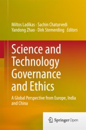 book Science and Technology Governance and Ethics