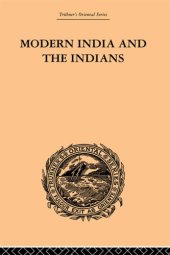 book Modern India and the Indians