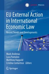 book EU External Action In International Economic Law: Recent Trends And Developments