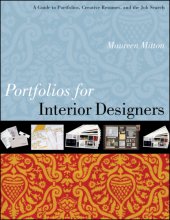 book Portfolios for interior designers: a guide to portfolios, creative resumes, and the job search